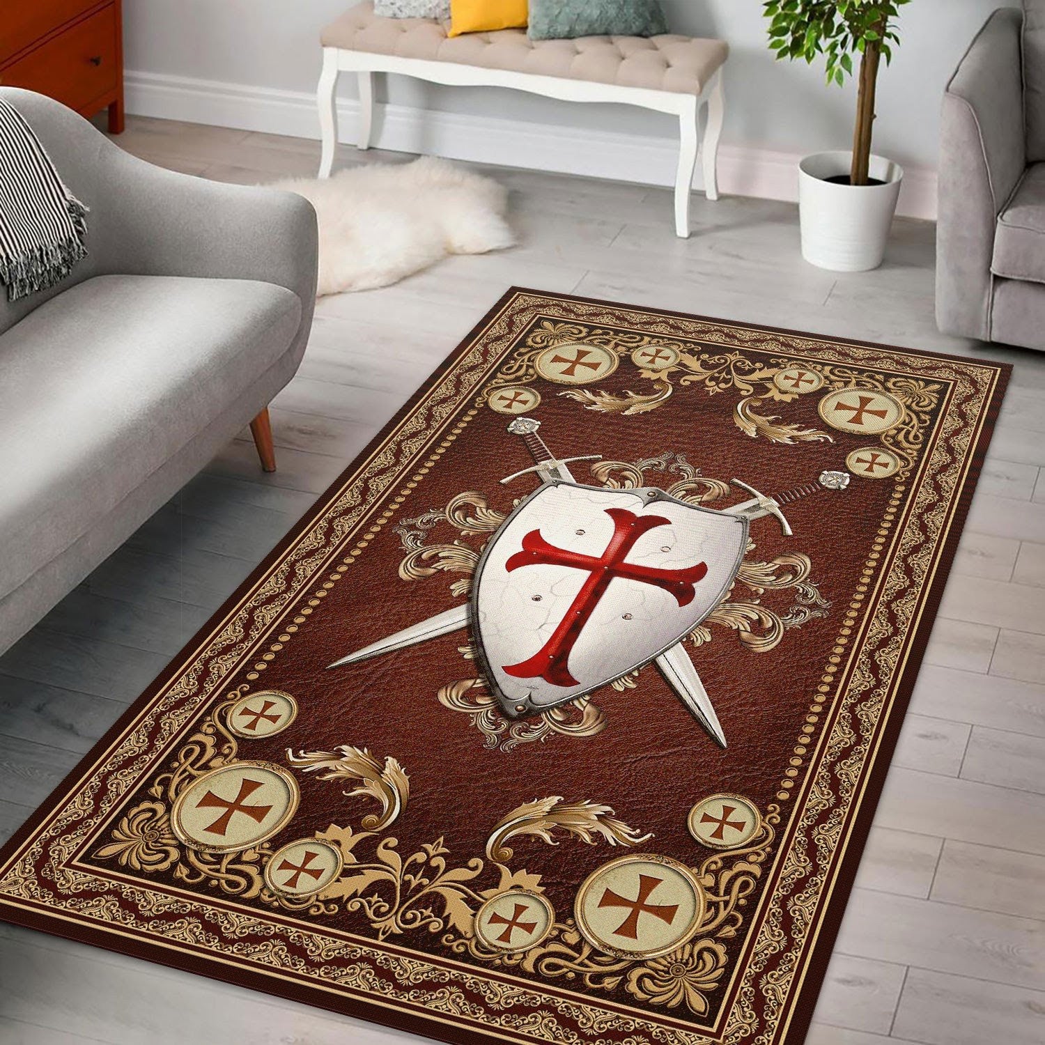 Knight Templar Rug - Stormmerch Exclusive