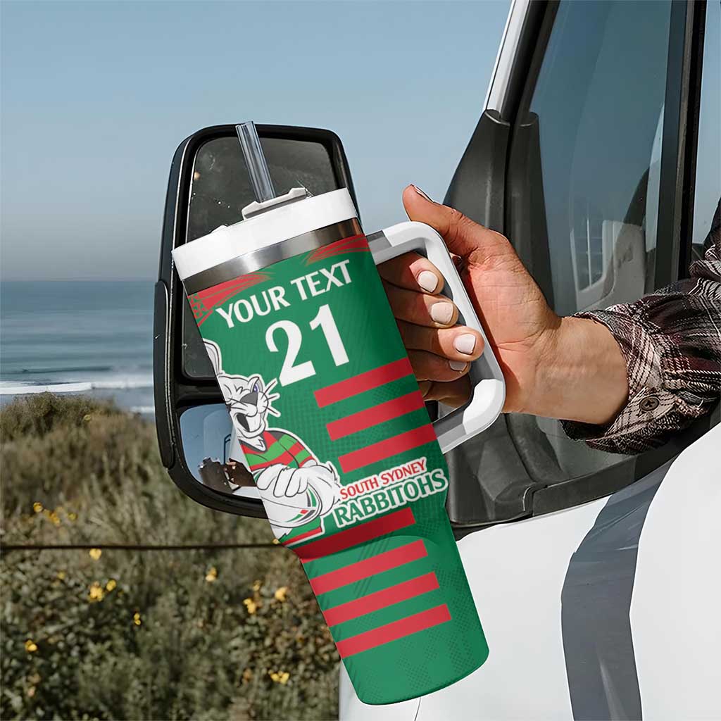 Knights and Rabbitohs Mascot Together Custom Stanley Cup 40 oz 30 oz Tumbler With Handle