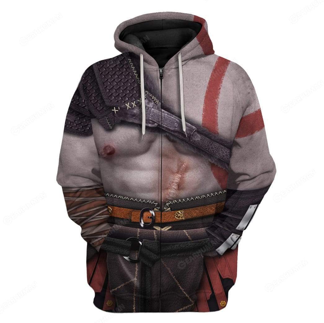 Kratos Costume Hoodie Sweatshirt T-Shirt Sweatpants Tracksuit - Stormmerch Exclusive