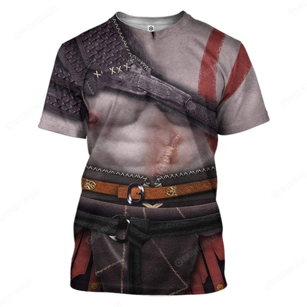 Kratos Costume Hoodie Sweatshirt T-Shirt Sweatpants Tracksuit - Stormmerch Exclusive
