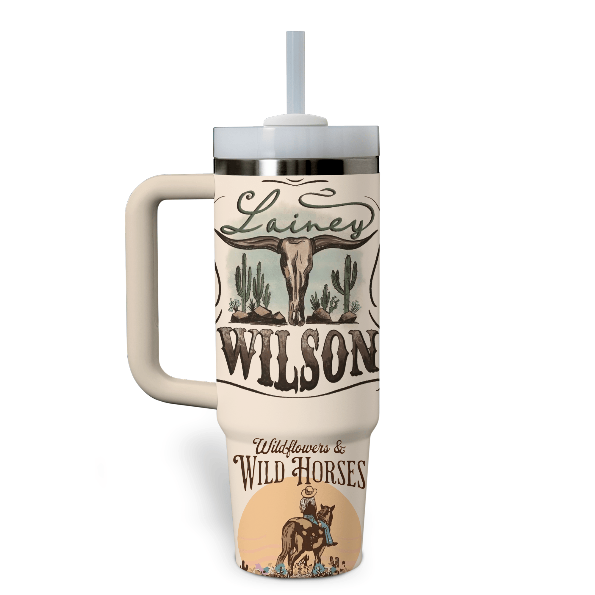 Lainey Wilson Music Custom Stanley Cup 40 oz 30 oz Tumbler With Handle
