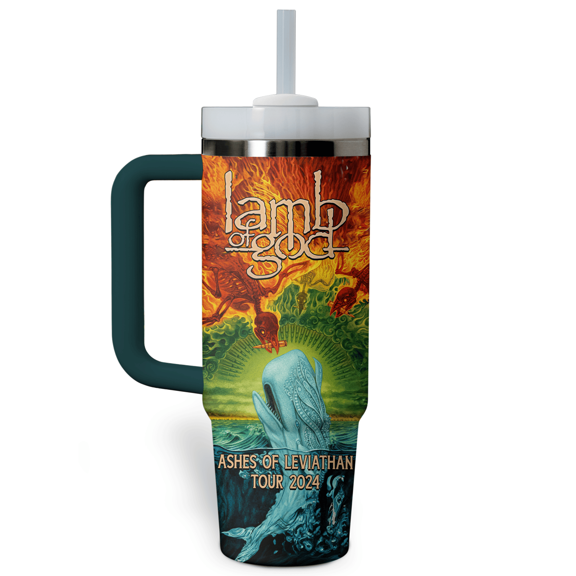 Lamb Of God Band Music Custom Stanley Cup 40 oz 30 oz Tumbler With Handle