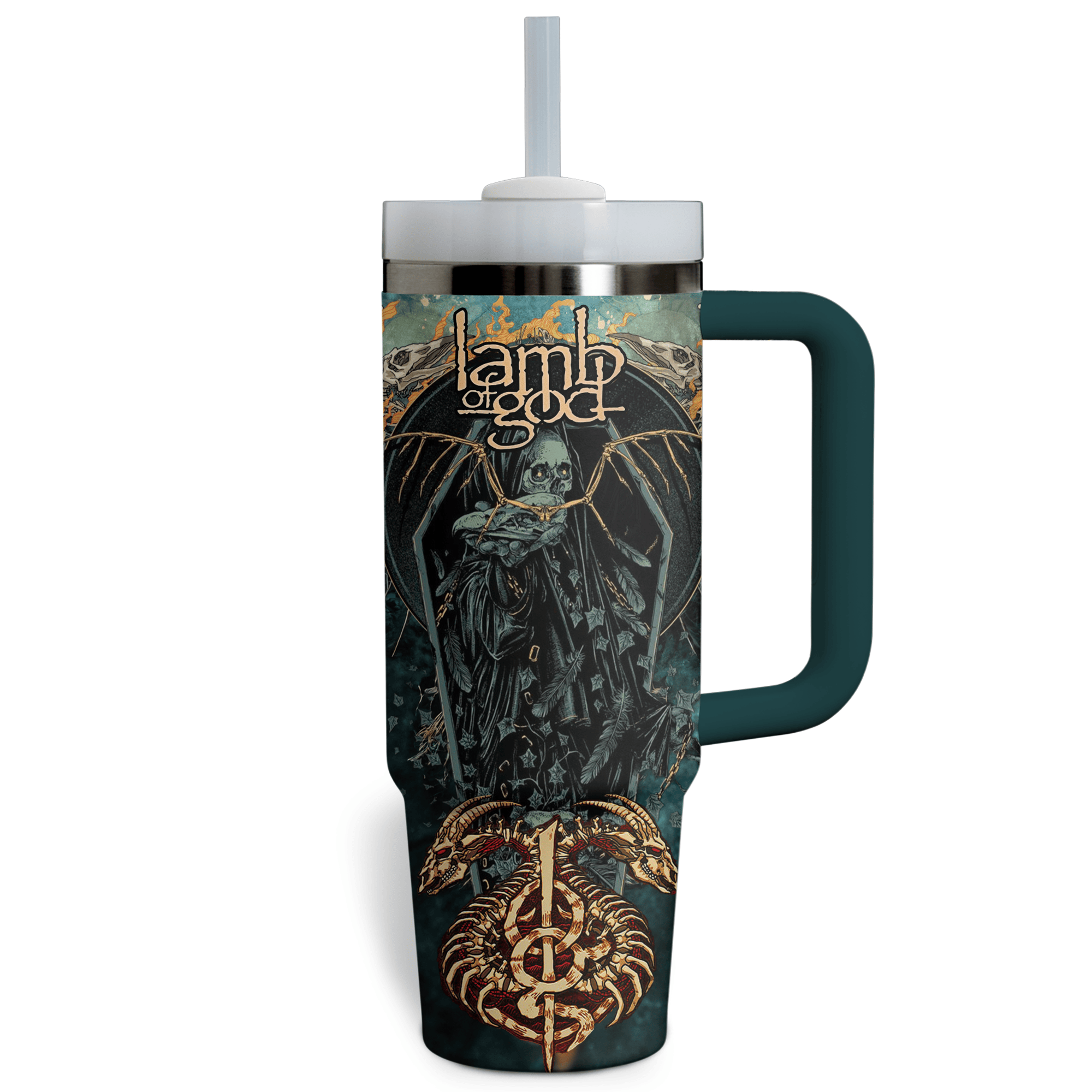 Lamb Of God Band Music Custom Stanley Cup 40 oz 30 oz Tumbler With Handle