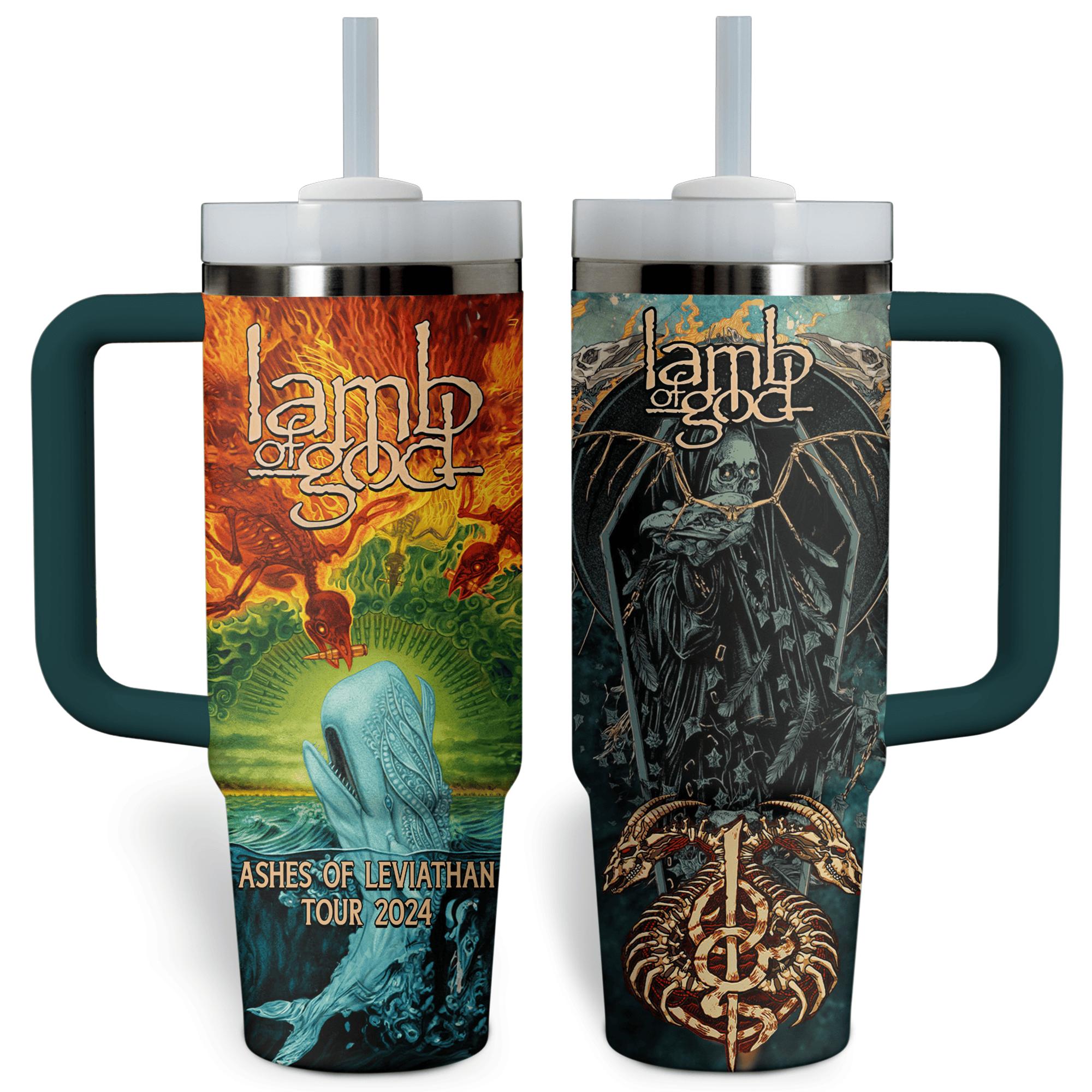 Lamb Of God Band Music Custom Stanley Cup 40 oz 30 oz Tumbler With Handle