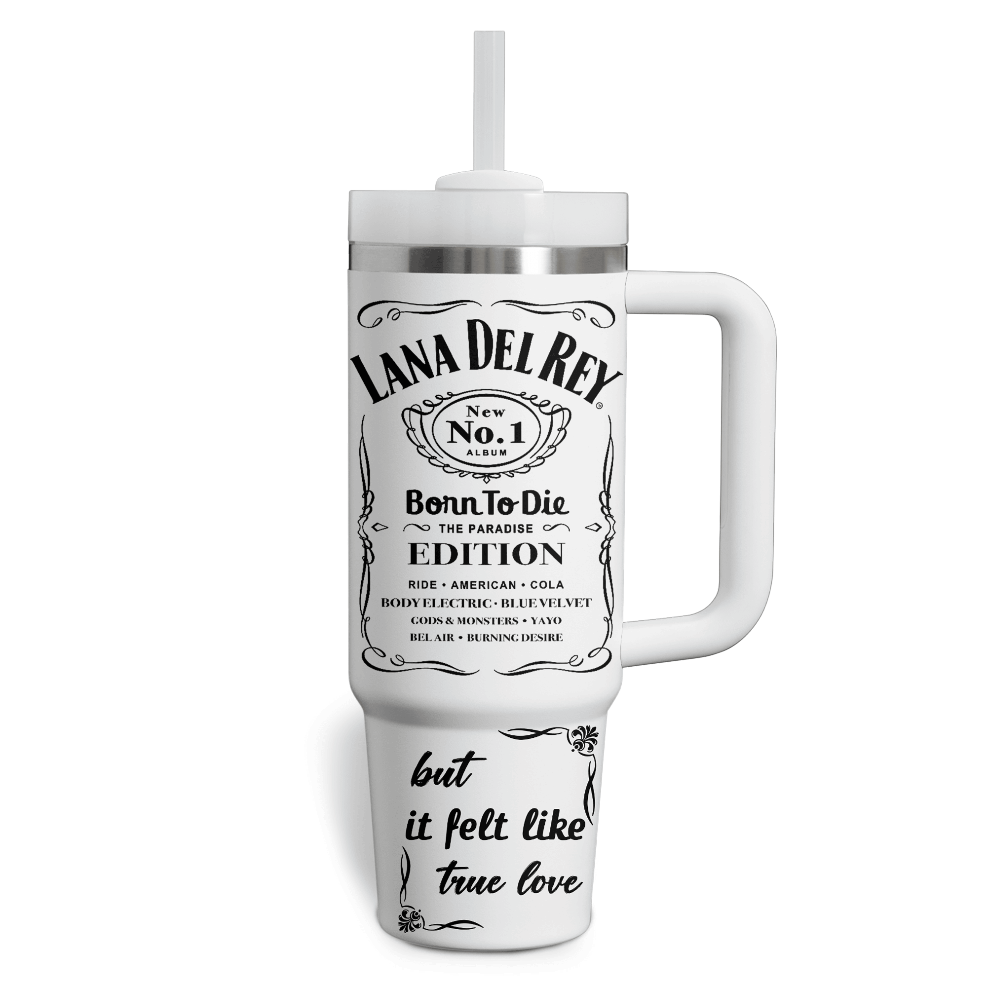 Lana Del Rey Music Custom Stanley Cup 40 oz 30 oz Tumbler With Handle