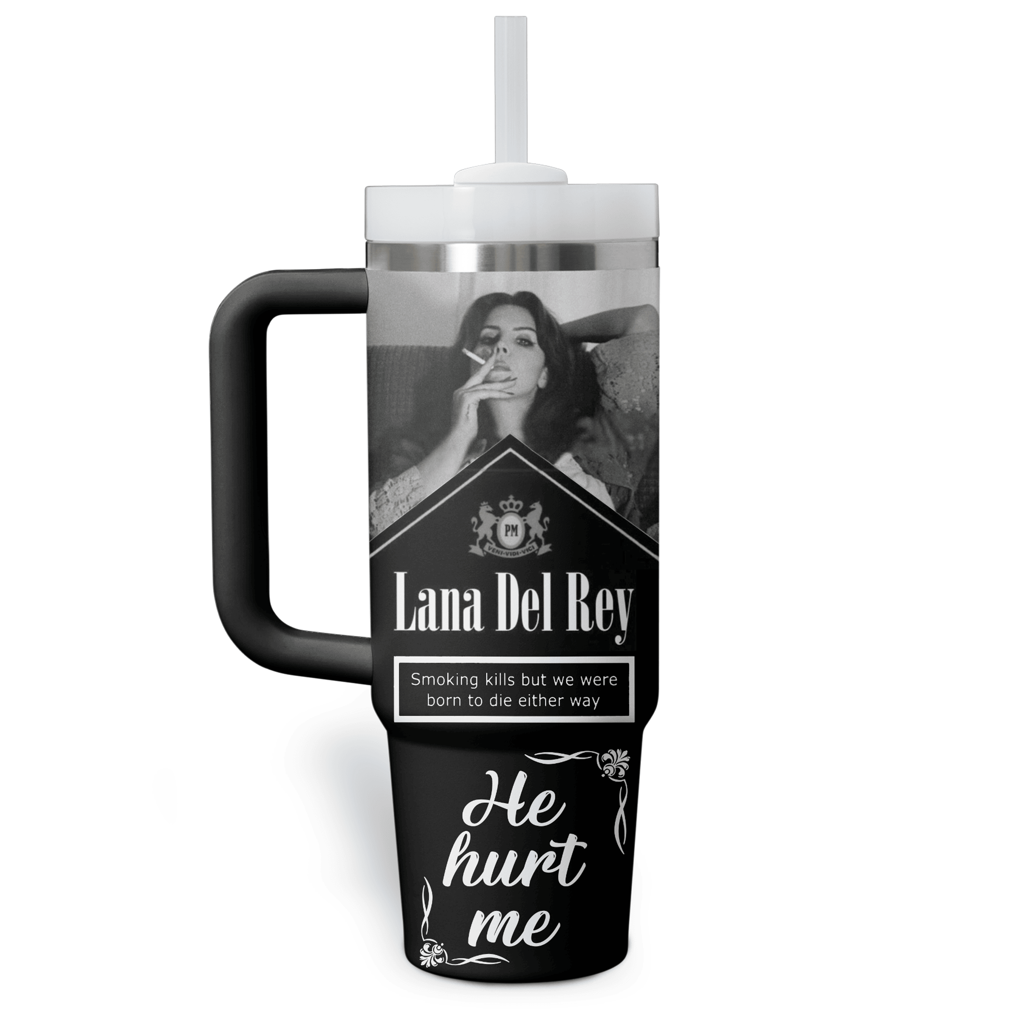 Lana Del Rey Music Custom Stanley Cup 40 oz 30 oz Tumbler With Handle