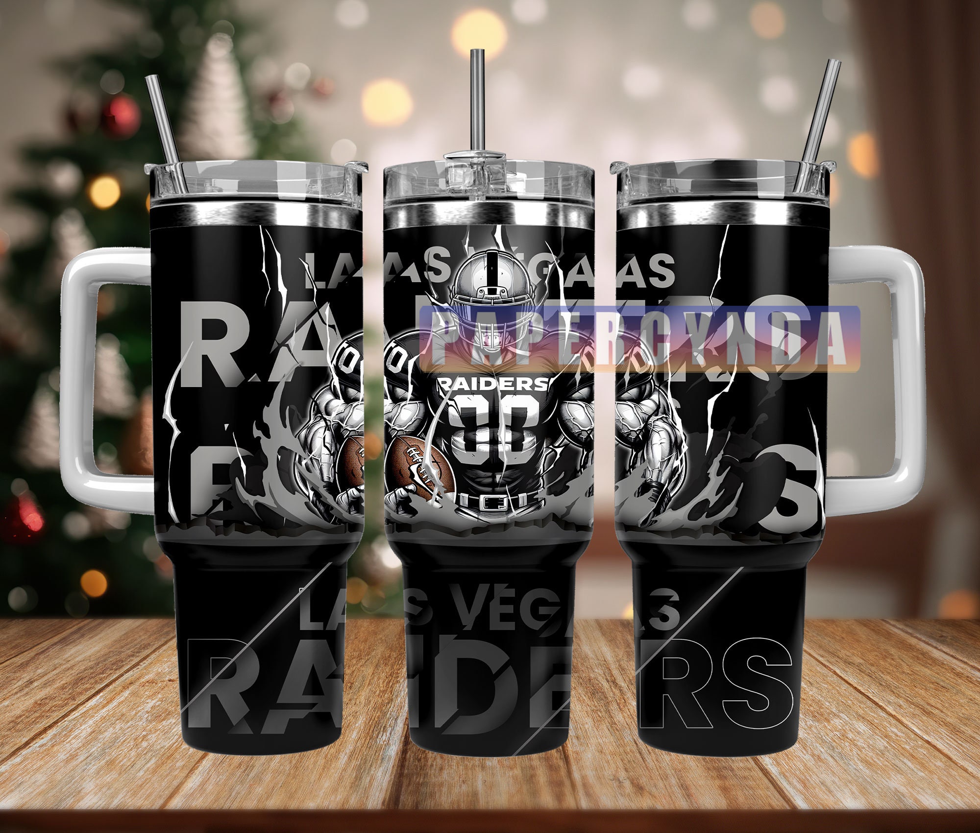 Las Vegas Raiders Custom Stanley Cup 40 oz 30 oz Tumbler With Handle