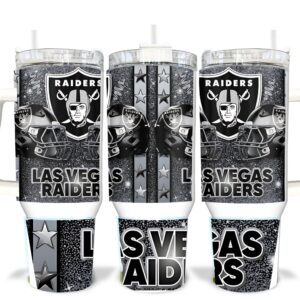 Las Vegas Raiders NFL Custom Stanley Cup 40 oz 30 oz Tumbler With Handle