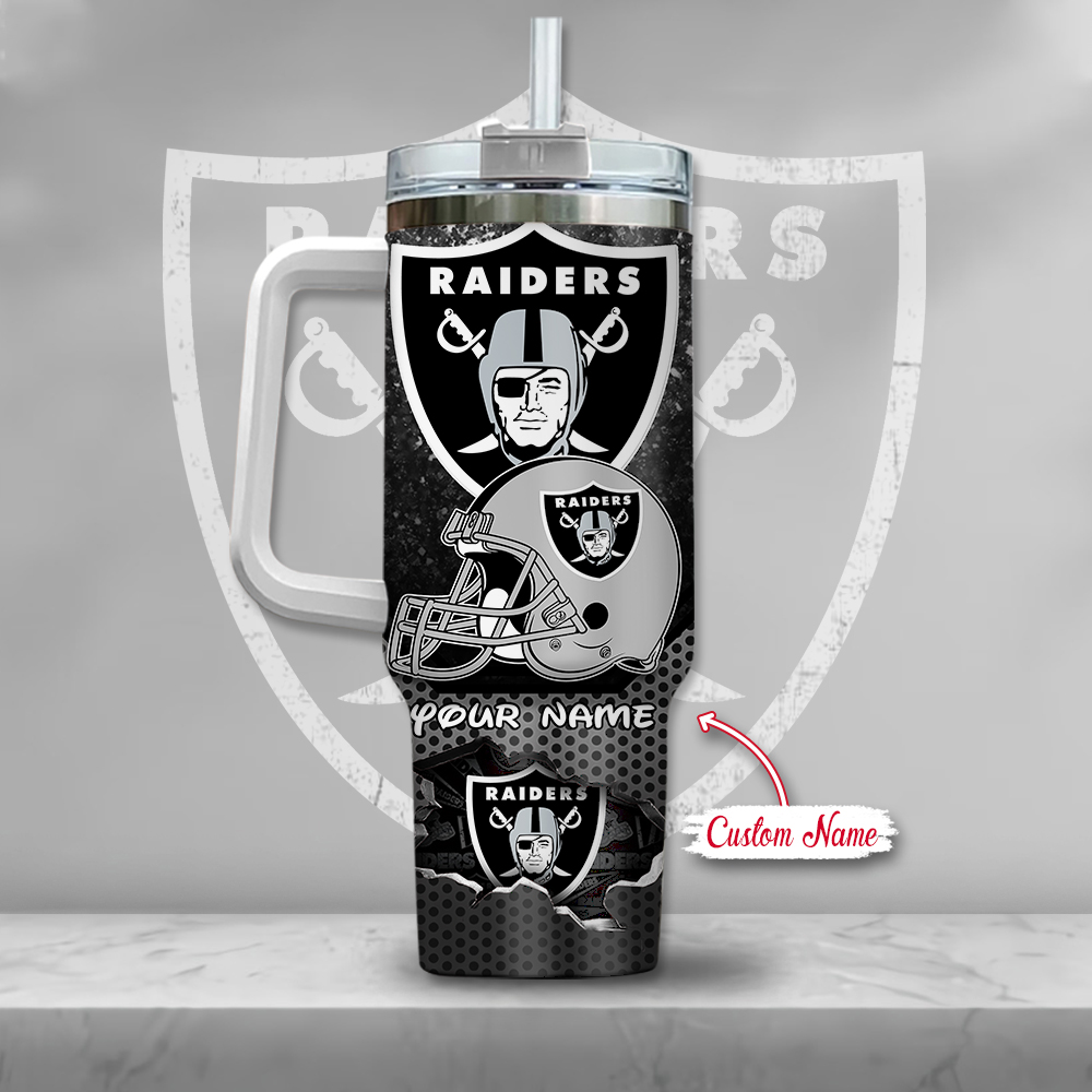 Las Vegas Raiders NFL Custom Stanley Cup 40 oz 30 oz Tumbler With Handle