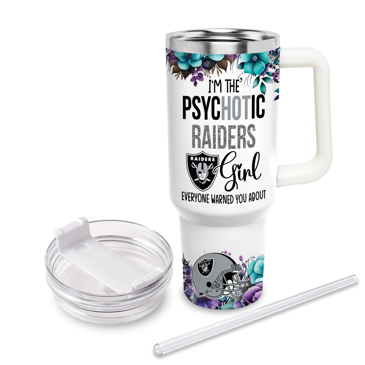 Las Vegas Raiders NFL Custom Stanley Cup 40 oz 30 oz Tumbler With Handle