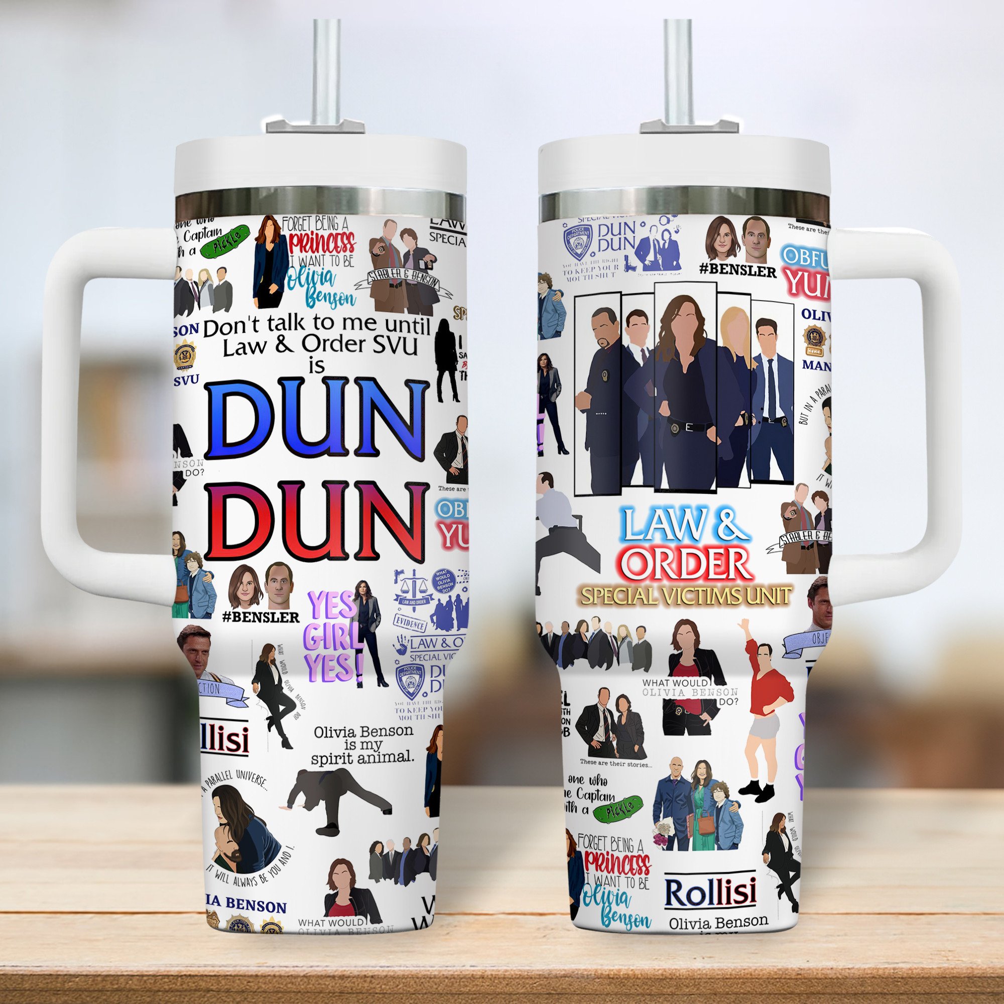Law & Order Movies Custom Stanley Cup 40 oz 30 oz Tumbler With Handle