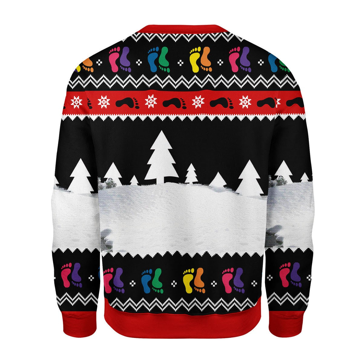 LGBT Bigfoot Christmas Sweater - Stormmerch Exclusive