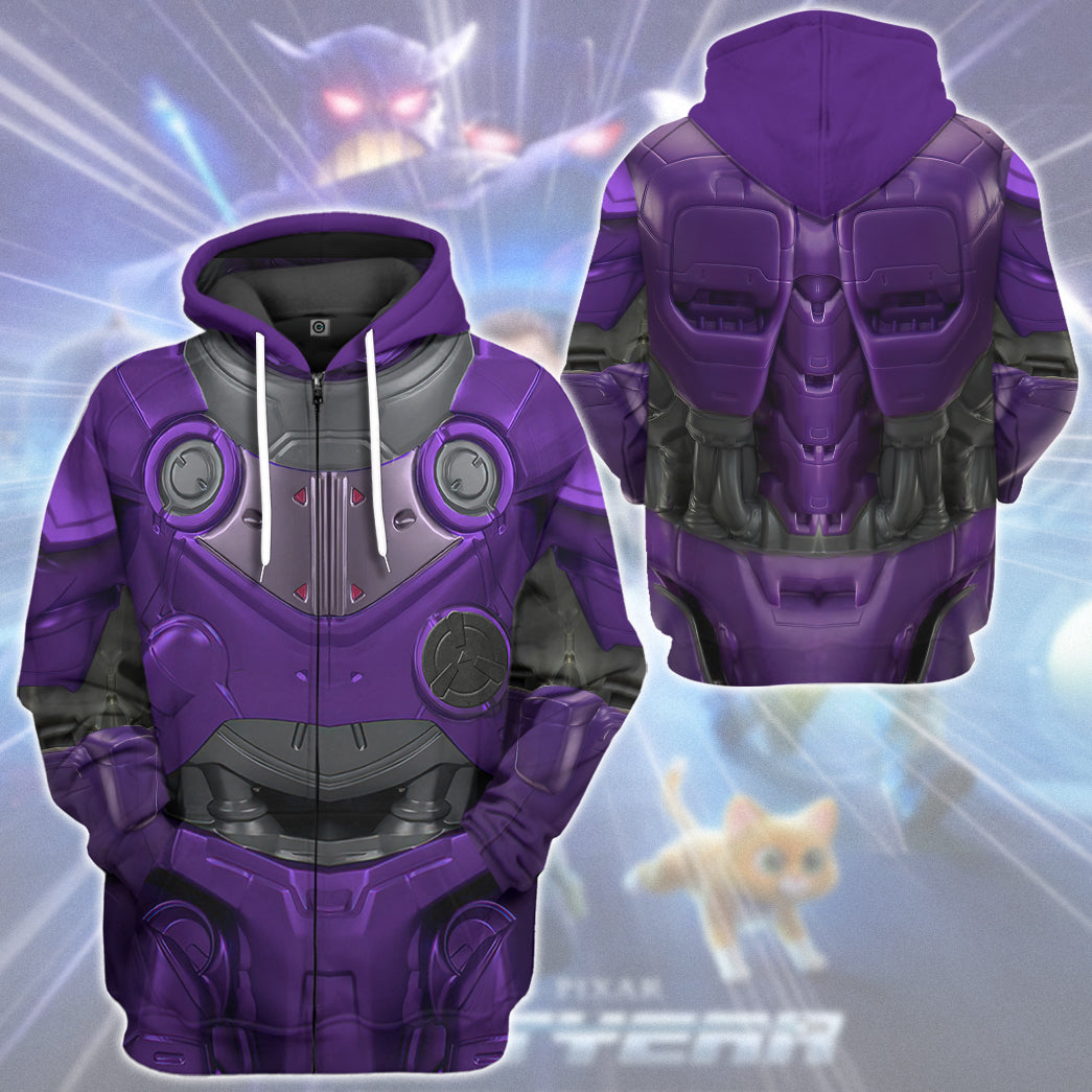 Lightyear Zurg Costume Hoodie Sweatshirt T-Shirt Sweatpants Tracksuit - Stormmerch Exclusive