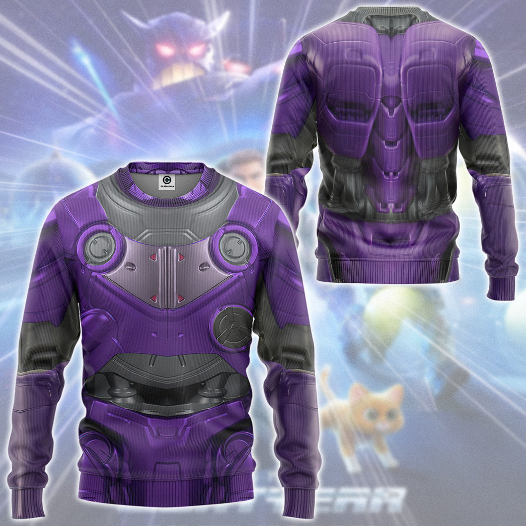 Lightyear Zurg Costume Hoodie Sweatshirt T-Shirt Sweatpants Tracksuit - Stormmerch Exclusive