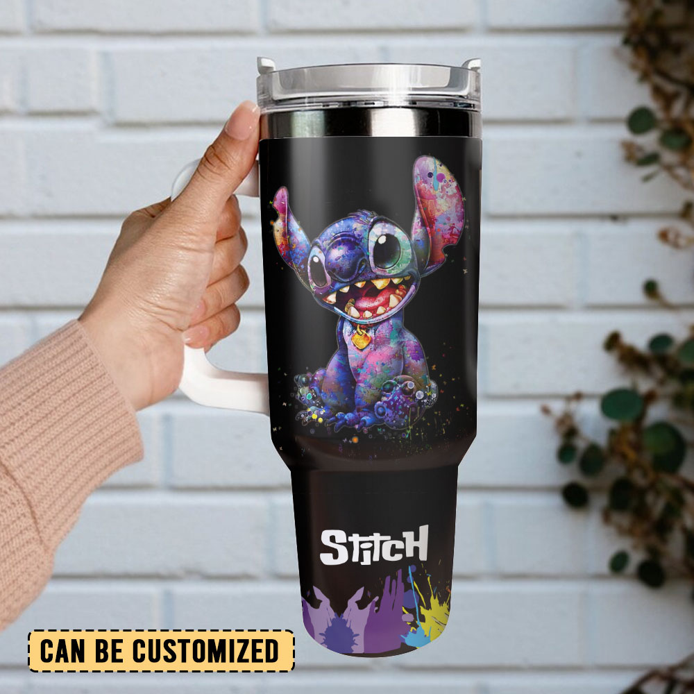 Lilo And Stitch Disney Cartoon Custom Stanley Cup 40 oz 30 oz Tumbler With Handle