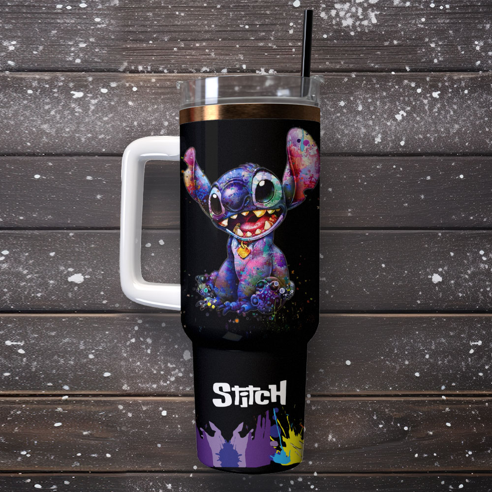 Lilo And Stitch Disney Cartoon Custom Stanley Cup 40 oz 30 oz Tumbler With Handle