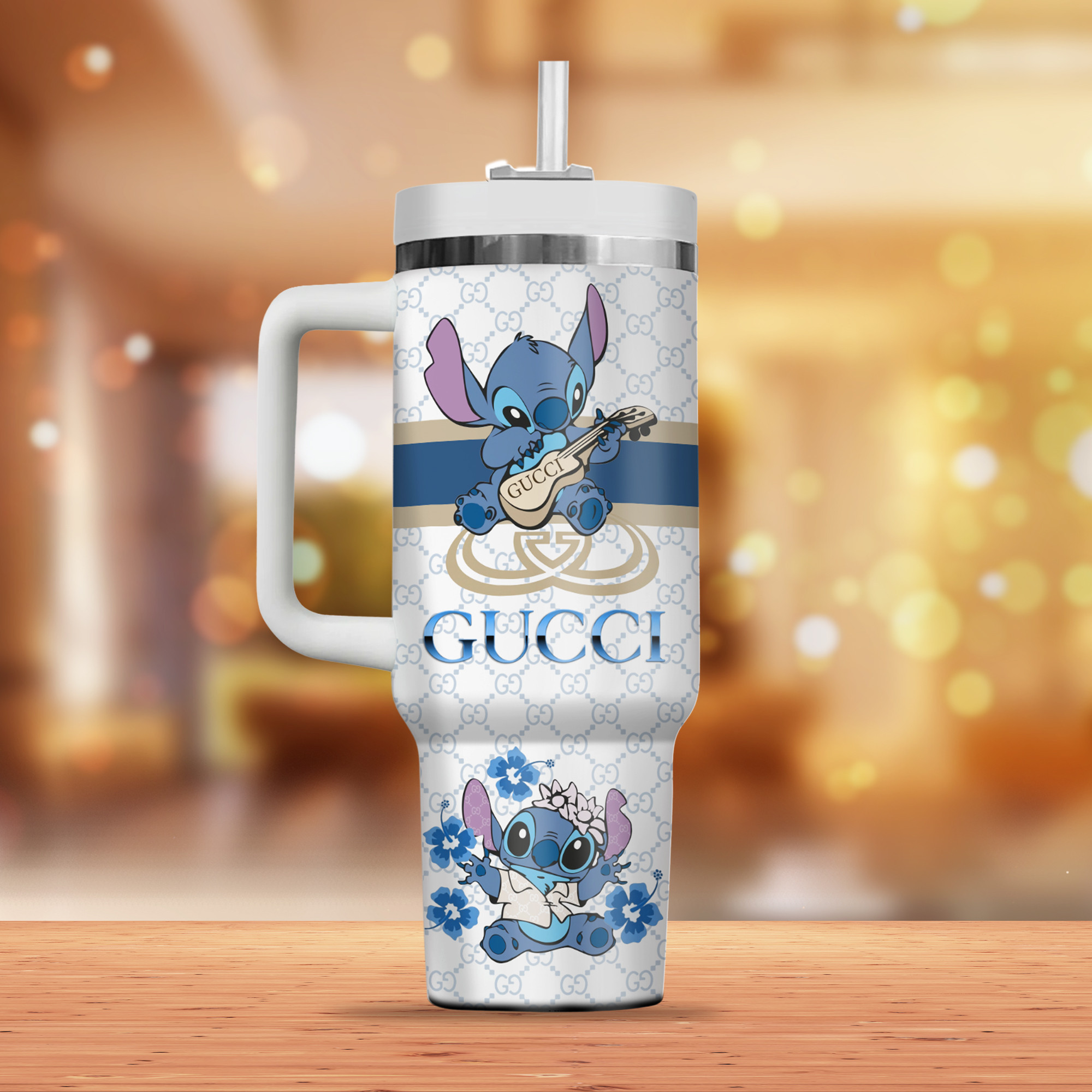 Lilo & Stitch Cartoon Custom Stanley Cup 40 oz 30 oz Tumbler With Handle