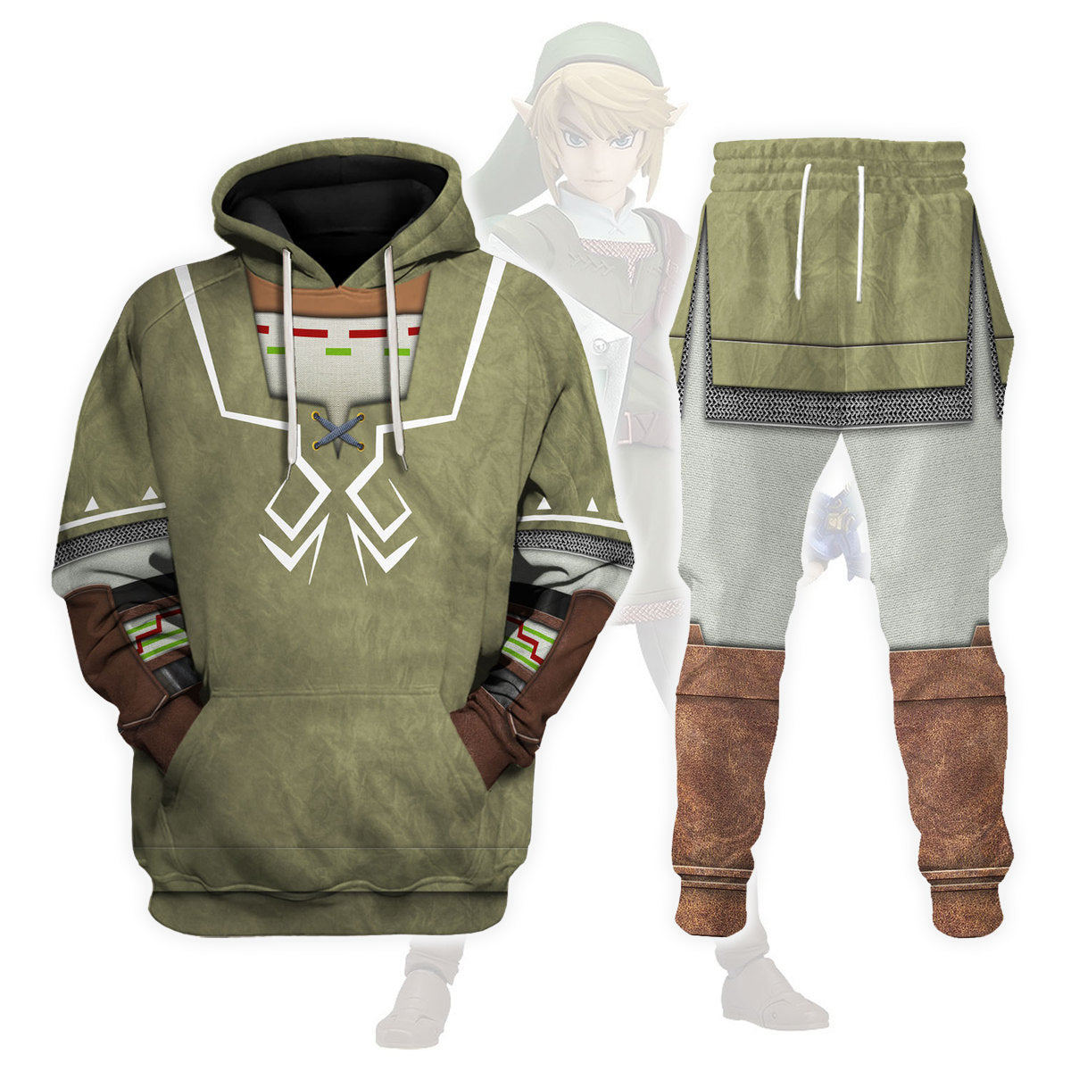 Link Attire New Unisex Hoodie Sweatshirt T-shirt Sweatpants Cosplay - Stormmerch Exclusive