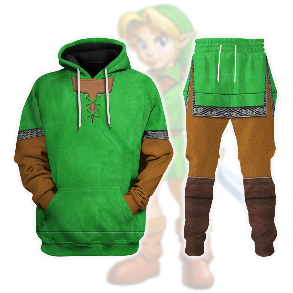 Link Iconic Attire New Unisex Hoodie Sweatshirt T-shirt Sweatpants Cosplay - Stormmerch Exclusive