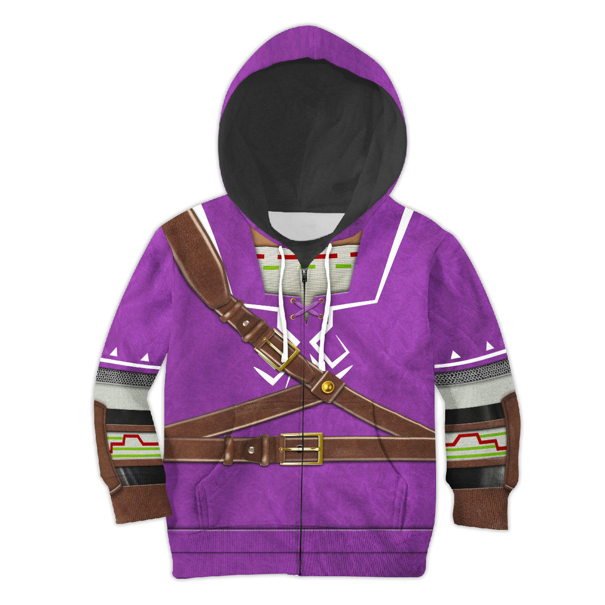 Link Zora Tunic Purple Costume Kid Tops Hoodie Sweatshirt T-Shirt - Stormmerch Exclusive