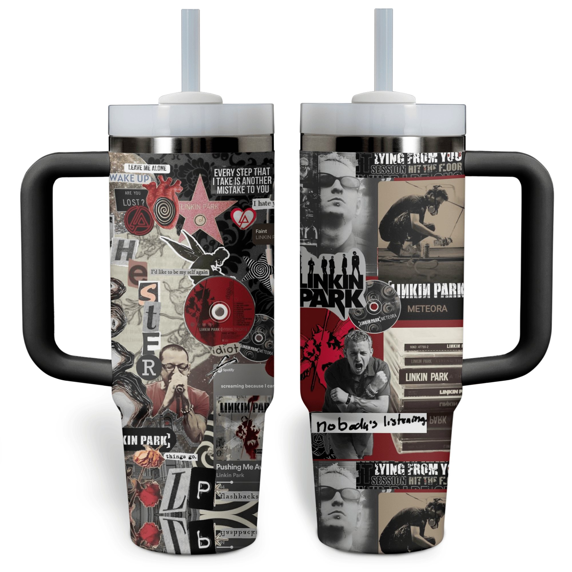 Linkin Park Music Custom Stanley Cup 40 oz 30 oz Tumbler With Handle