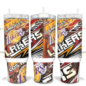 Los Angeles Lakers NBA Custom Stanley Cup 40 oz 30 oz Tumbler With Handle