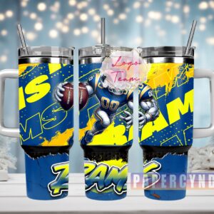 Los Angeles Rams Custom Stanley Cup 40 oz 30 oz Tumbler With Handle
