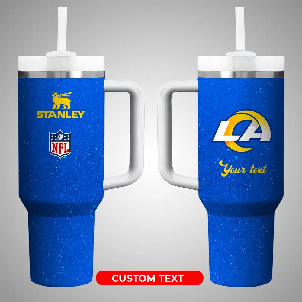 Los Angeles Rams NFL Custom Stanley Cup 40 oz 30 oz Tumbler With Handle