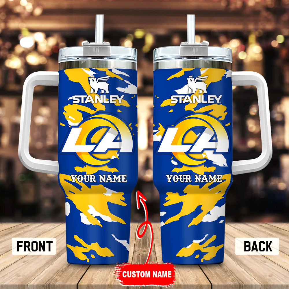 Los Angeles Rams NFL Custom Stanley Cup 40 oz 30 oz Tumbler With Handle