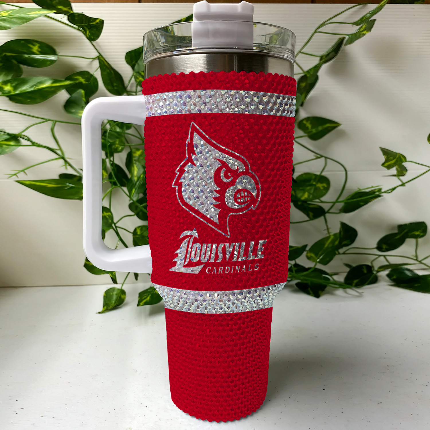 Louisville Cardinals NCAA Custom Stanley Cup 40 oz 30 oz Tumbler With Handle