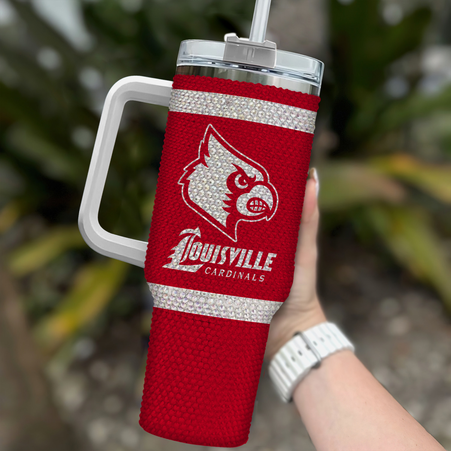 Louisville Cardinals NCAA Custom Stanley Cup 40 oz 30 oz Tumbler With Handle