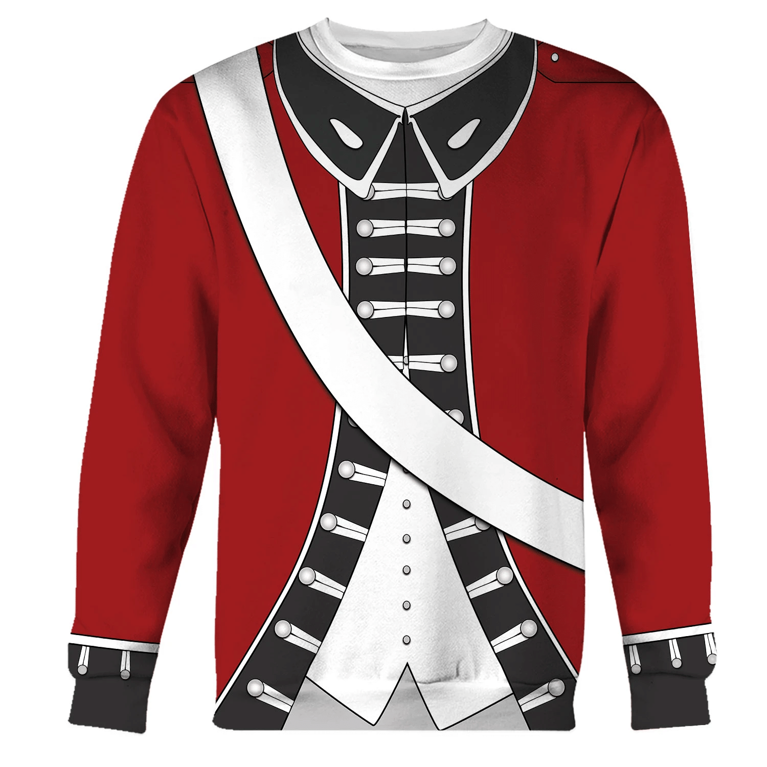 Loyalist Redcoat American Revolutionary War Costume Hoodie Sweatshirt T-Shirt Sweatpants Tracksuit - Stormmerch Exclusive