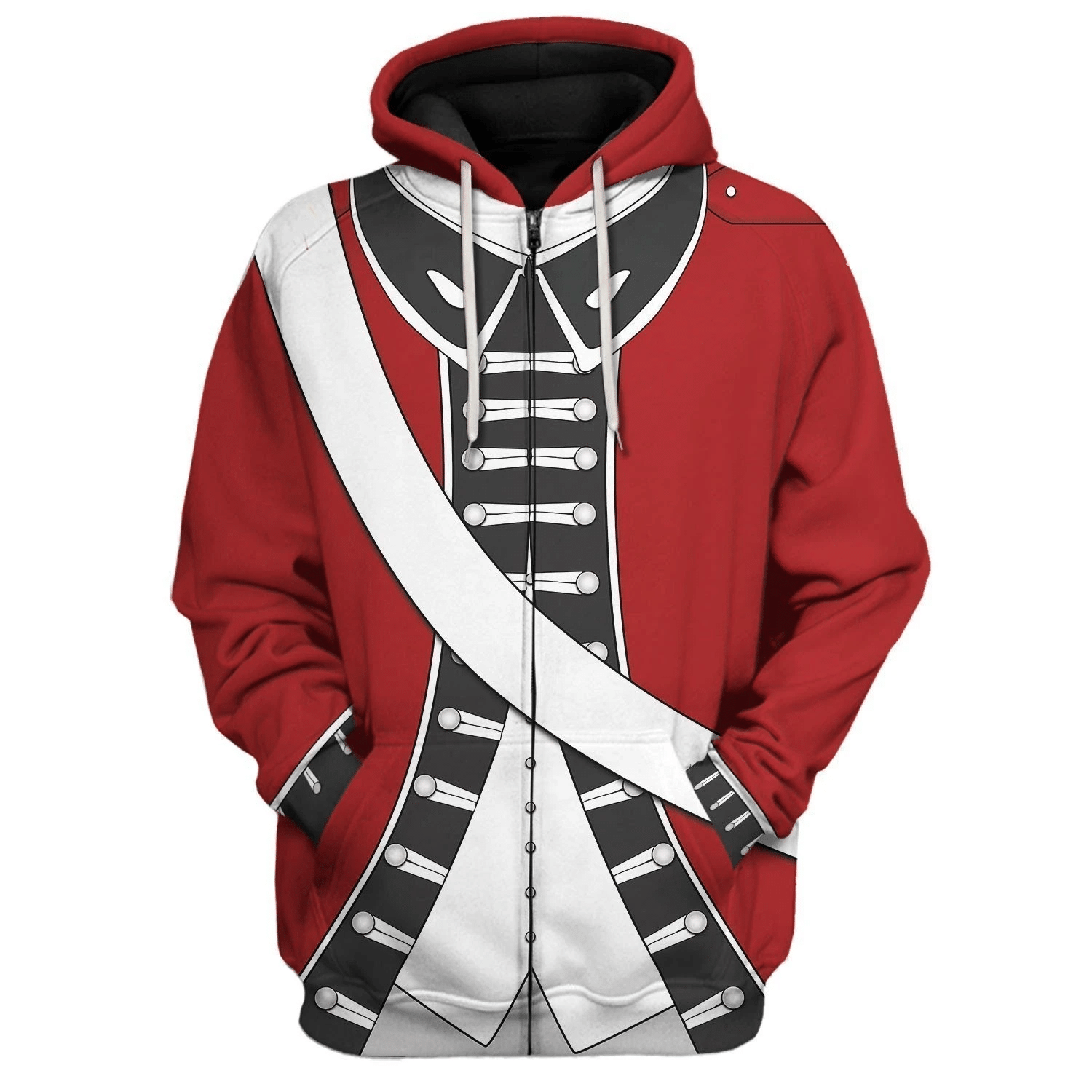 Loyalist Redcoat American Revolutionary War Costume Hoodie Sweatshirt T-Shirt Sweatpants Tracksuit - Stormmerch Exclusive