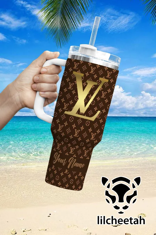 LV Brand Custom Stanley Cup 40 oz 30 oz Tumbler With Handle