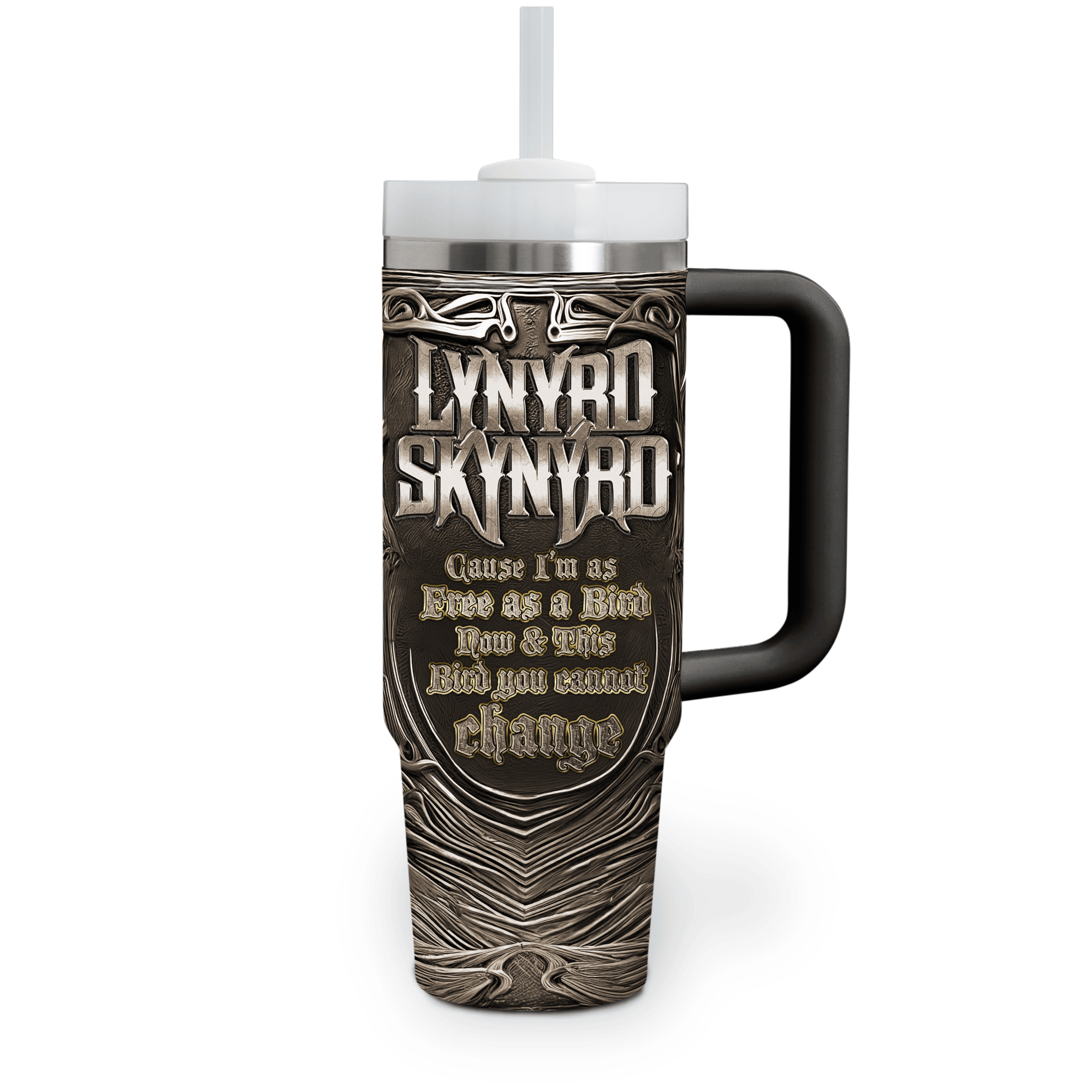 Lynyrd Skynyrd Music Custom Stanley Cup 40 oz 30 oz Tumbler With Handle