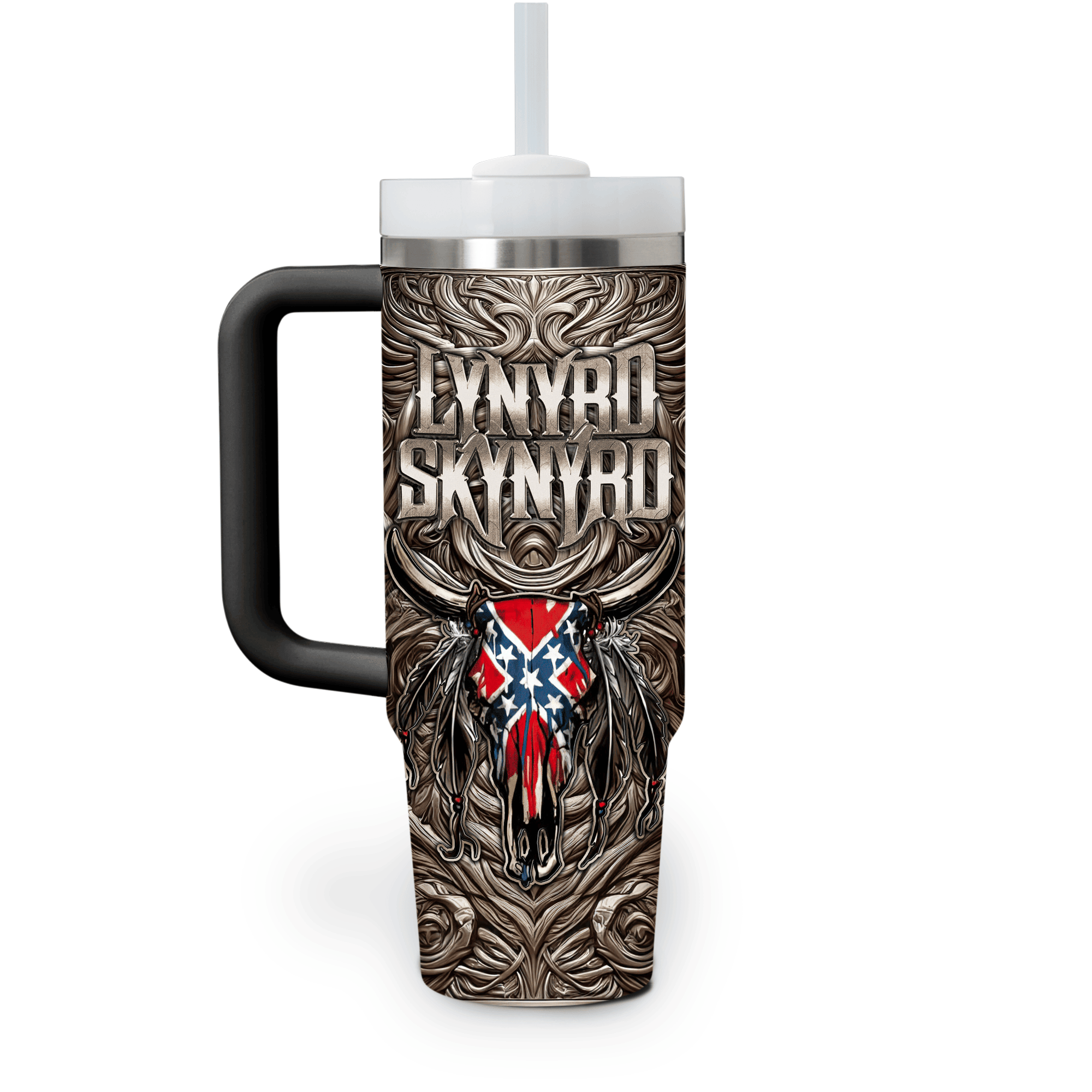 Lynyrd Skynyrd Music Custom Stanley Cup 40 oz 30 oz Tumbler With Handle