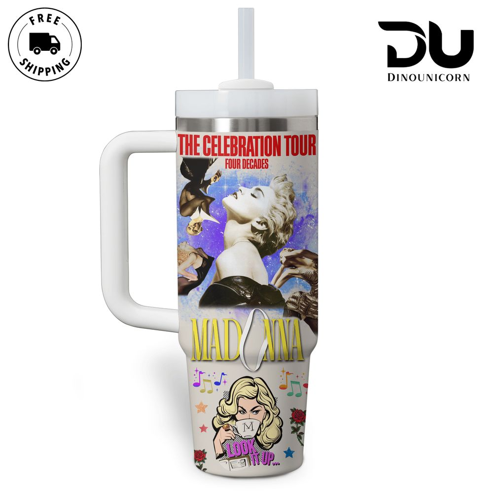 Madonna Music Custom Stanley Cup 40 oz 30 oz Tumbler With Handle