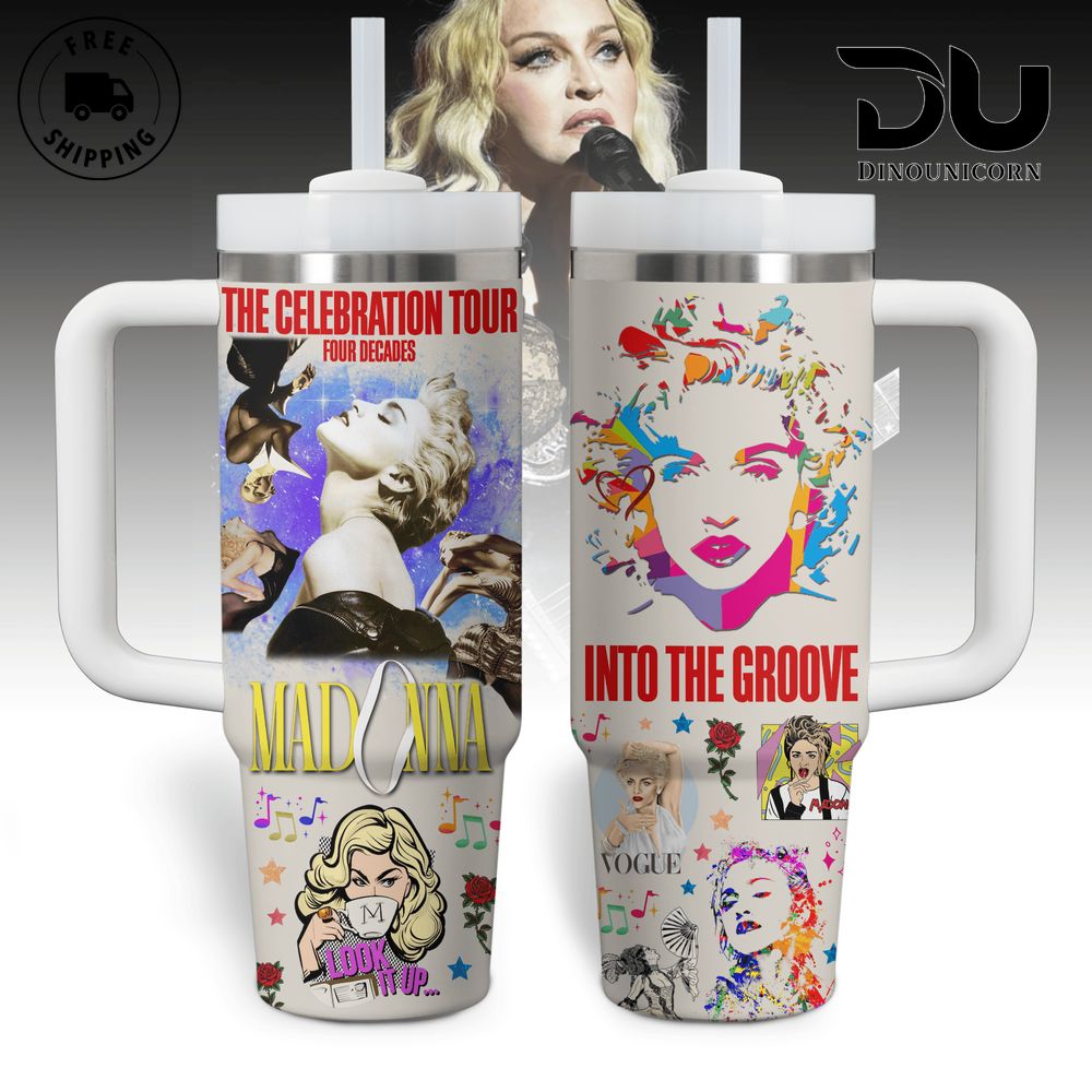 Madonna Music Custom Stanley Cup 40 oz 30 oz Tumbler With Handle