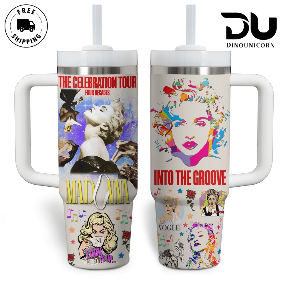 Madonna Music Custom Stanley Cup 40 oz 30 oz Tumbler With Handle