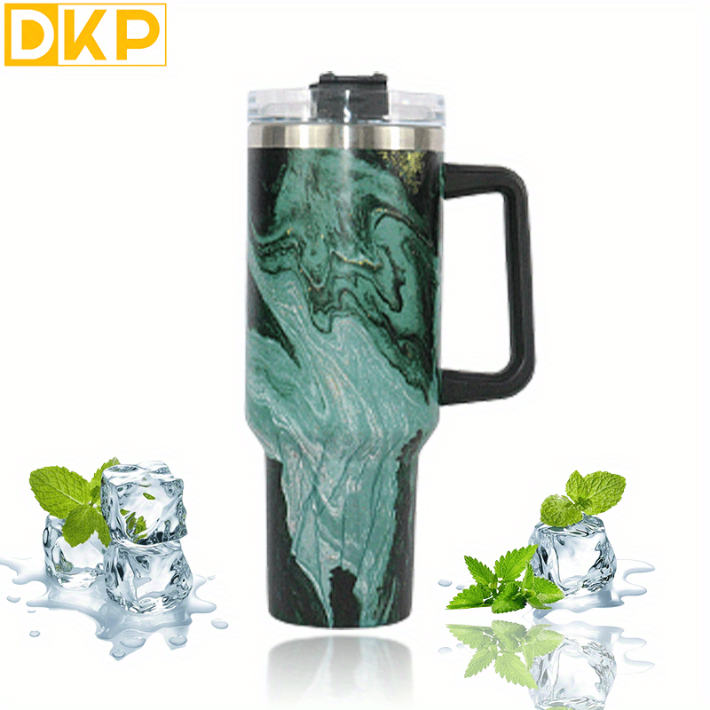 Marble Custom Stanley Cup 40 oz 30 oz Tumbler With Handle