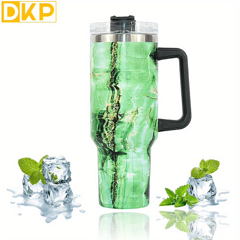 Marble Custom Stanley Cup 40 oz 30 oz Tumbler With Handle