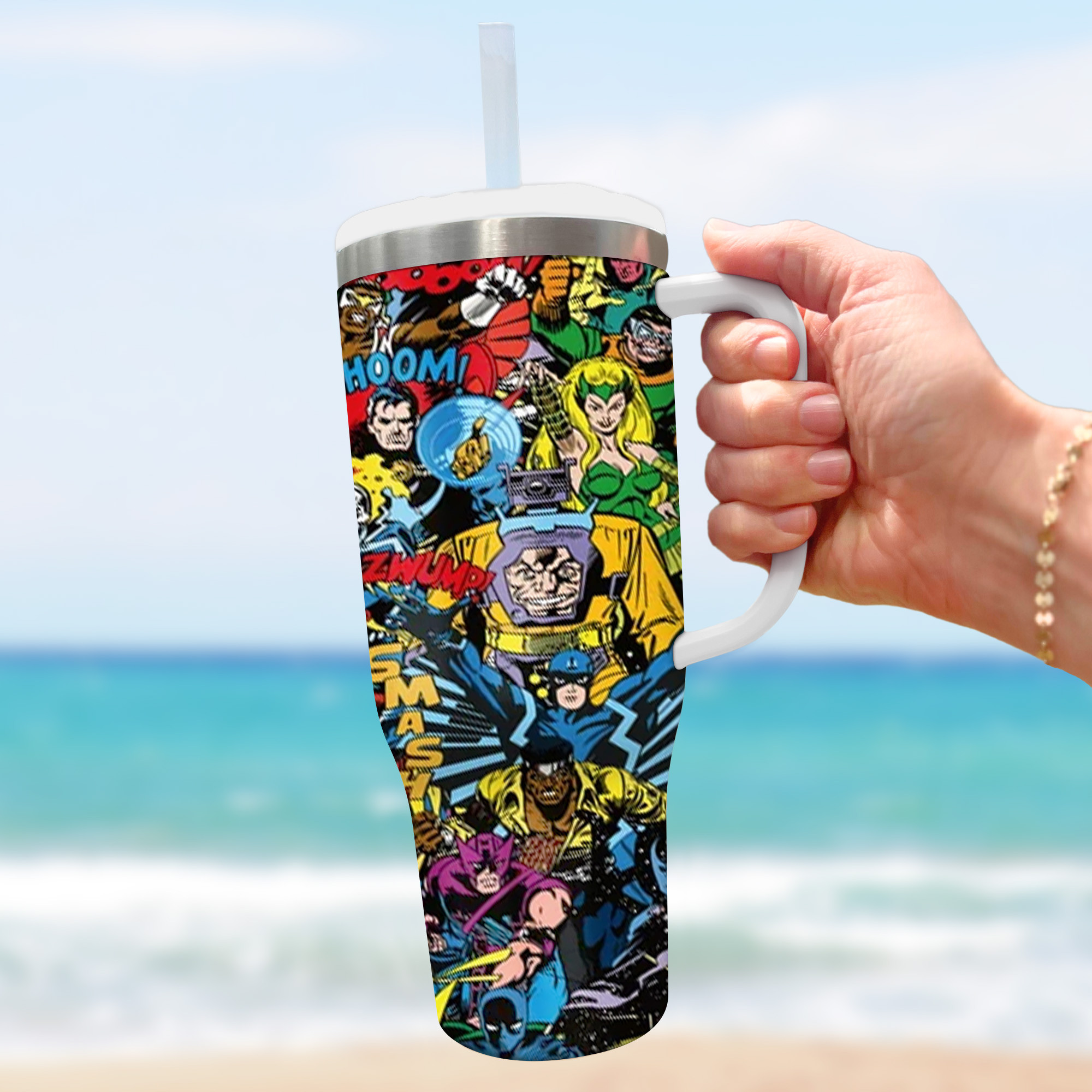Marvel avengers Movies Custom Stanley Cup 40 oz 30 oz Tumbler With Handle