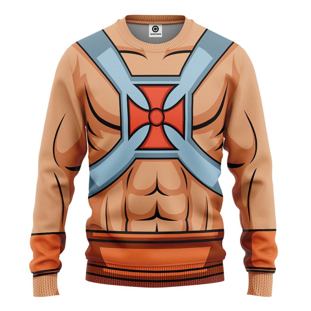Master Of The Universe He Man Costume Hoodie Sweatshirt T-Shirt Sweatpants Tracksuit - Stormmerch Exclusive