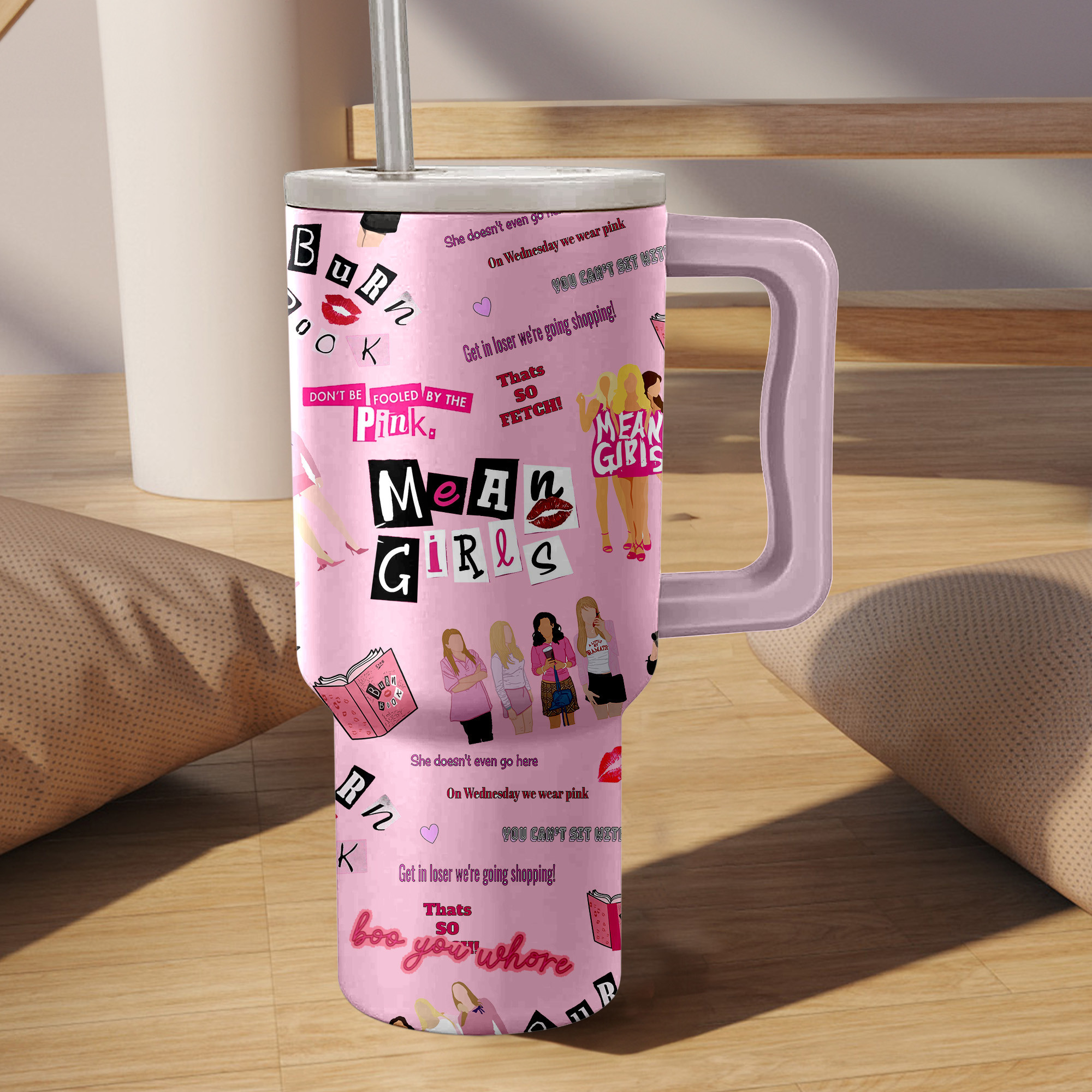 Mean Girls Movies Custom Stanley Cup 40 oz 30 oz Tumbler With Handle