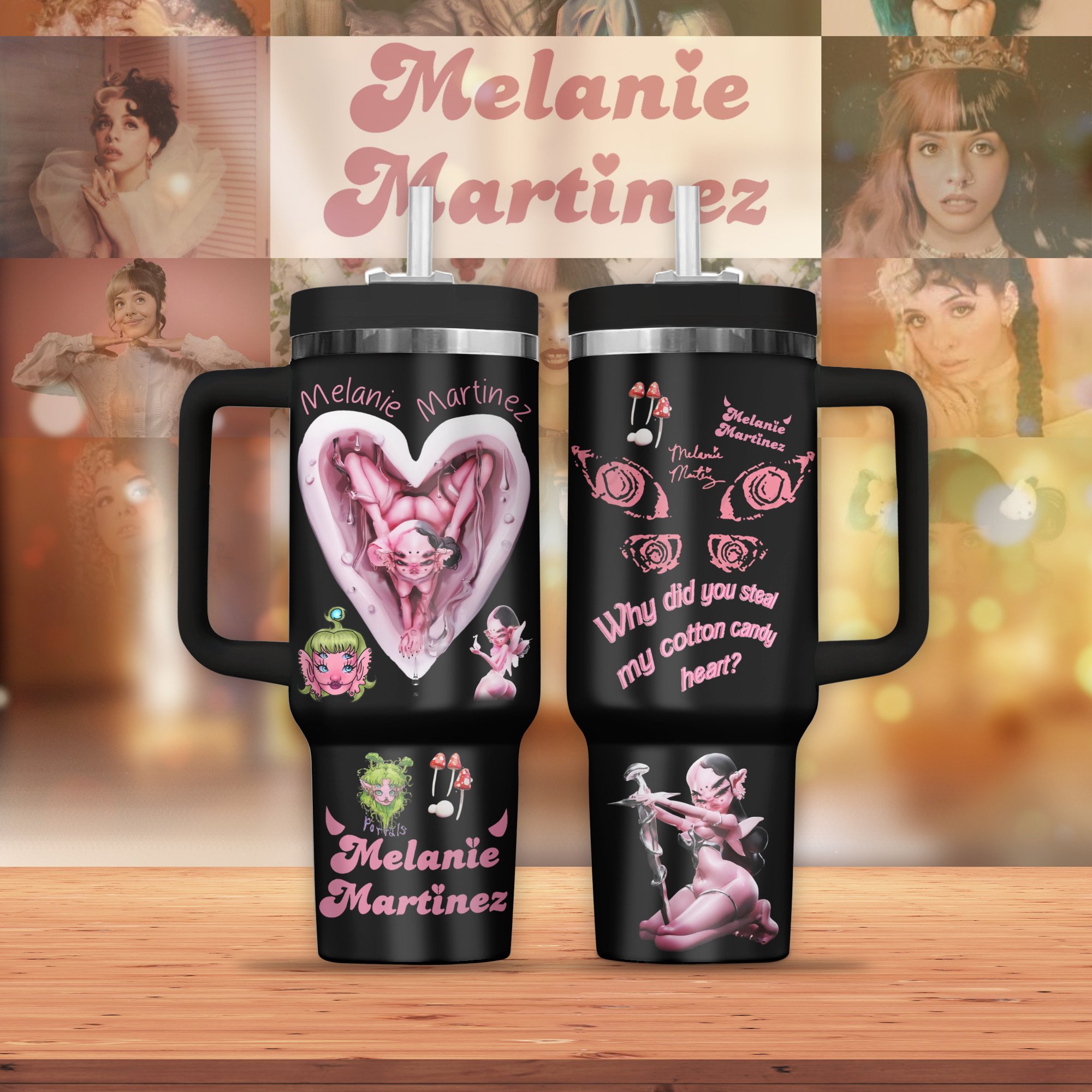 Melanie Martinez Music Custom Stanley Cup 40 oz 30 oz Tumbler With Handle