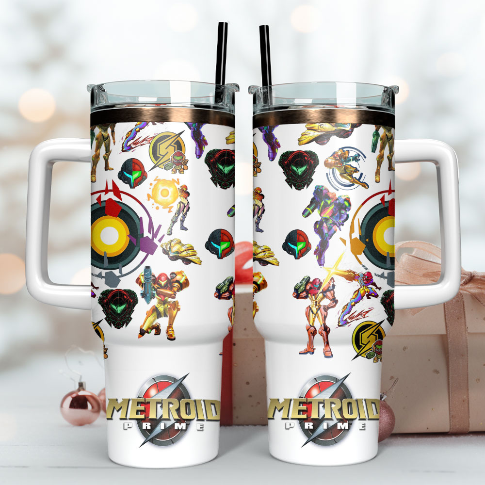 Metroid Prime Games Custom Stanley Cup 40 oz 30 oz Tumbler With Handle