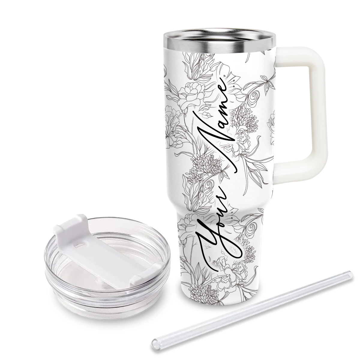Mickey Mouse And Friends Cartoon Custom Stanley Cup 40 oz 30 oz Tumbler With Handle