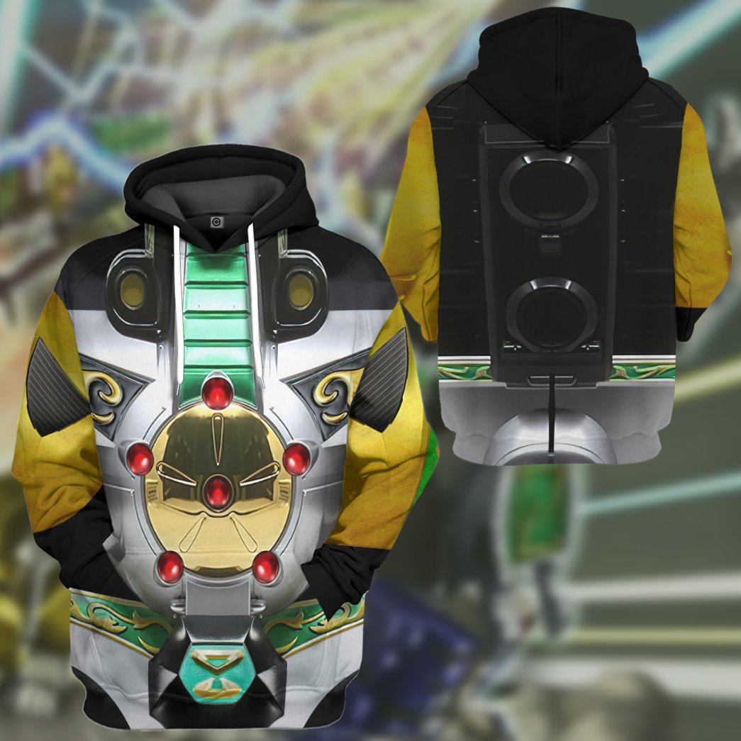 Mighty Morphin Power Rangers Dragonzord Costume Hoodie Sweatshirt T-Shirt Sweatpants Tracksuit - Stormmerch Exclusive