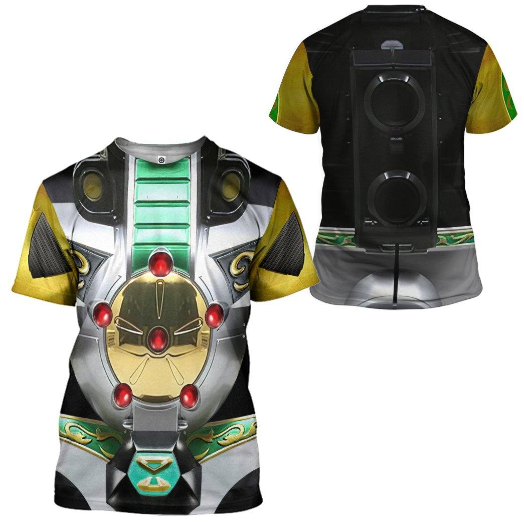 Mighty Morphin Power Rangers Dragonzord Costume Hoodie Sweatshirt T-Shirt Sweatpants Tracksuit - Stormmerch Exclusive