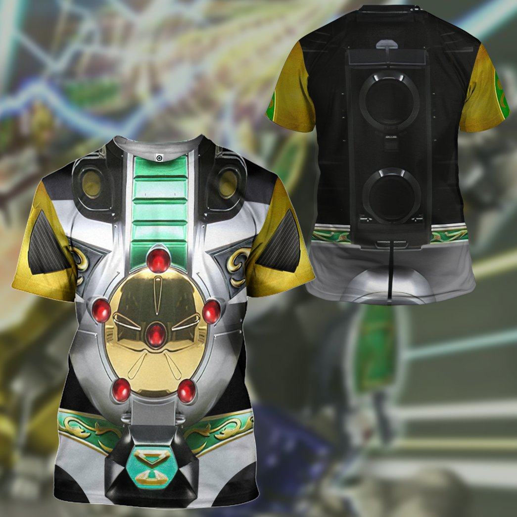 Mighty Morphin Power Rangers Dragonzord Costume Hoodie Sweatshirt T-Shirt Sweatpants Tracksuit - Stormmerch Exclusive